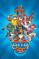 Pup Pack 24x36'' Poster (Blue)