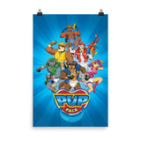 Pup Pack 24x36'' Poster (Blue)